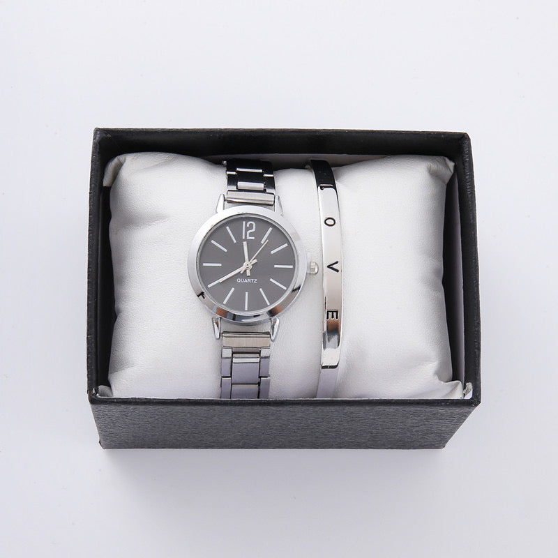 Women’s Quartz Watch – Roman Dial Diamond Design with Bracelet Strap