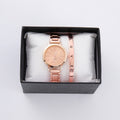 Women’s Quartz Watch – Roman Dial Diamond Design with Bracelet Strap